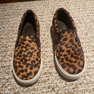 Ralph Lauren Leopard print slip on sneakers